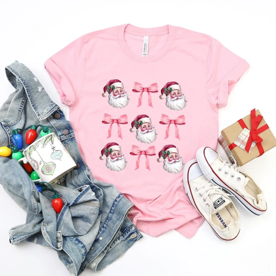 Coquette Santa Chart Short Sleeve Crewnneck Tee sold by Zulily