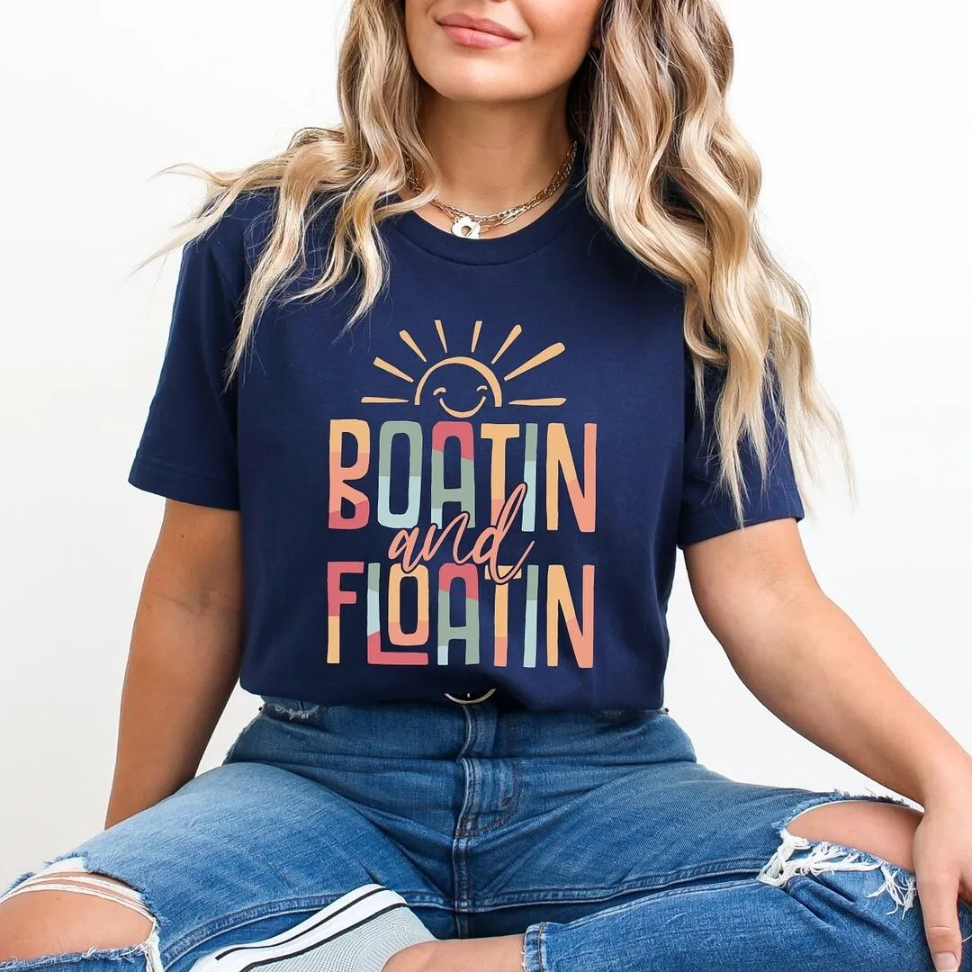Boatin And Floatin Short Sleeve Crewnneck Tee sold by Zulily product image thumbnail 3