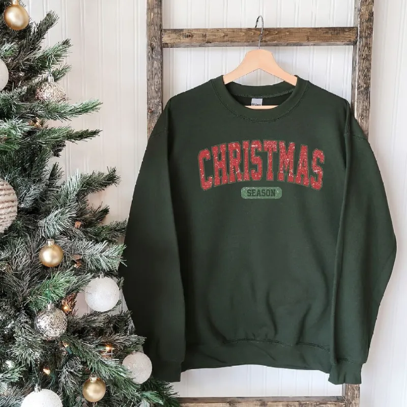 Varsity Christmas Season Graphic Sweatshirt sold by Zulily
