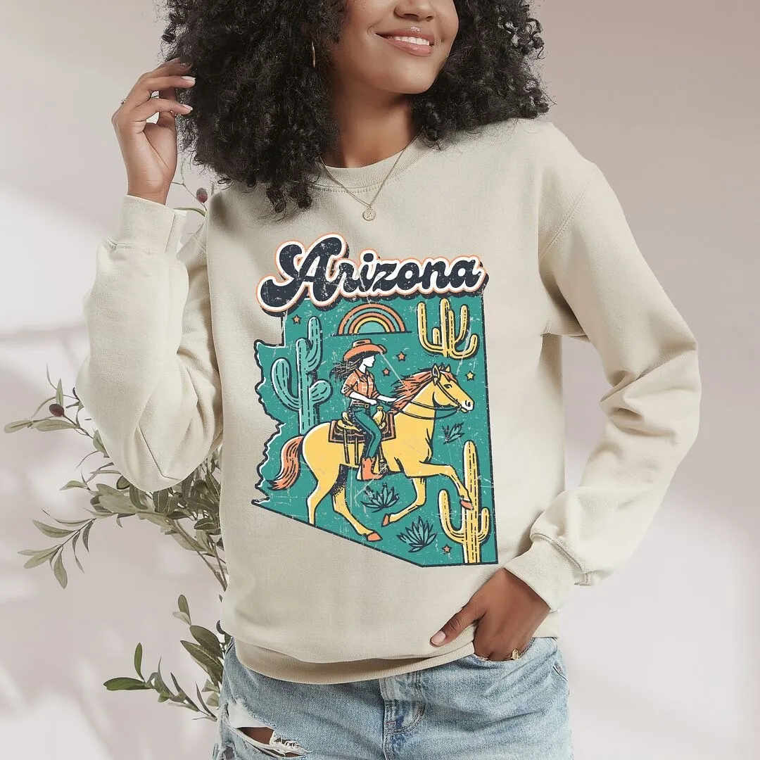 Arizona State Cowgirl Graphic Sweatshirt sold by Zulily product image thumbnail 3