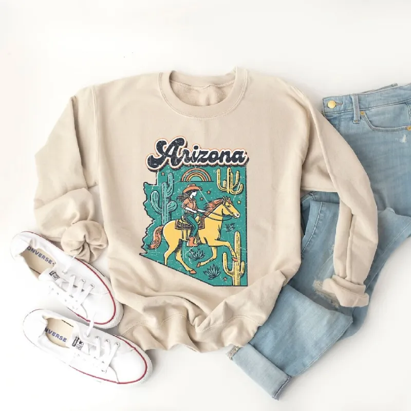 Arizona State Cowgirl Graphic Sweatshirt sold by Zulily