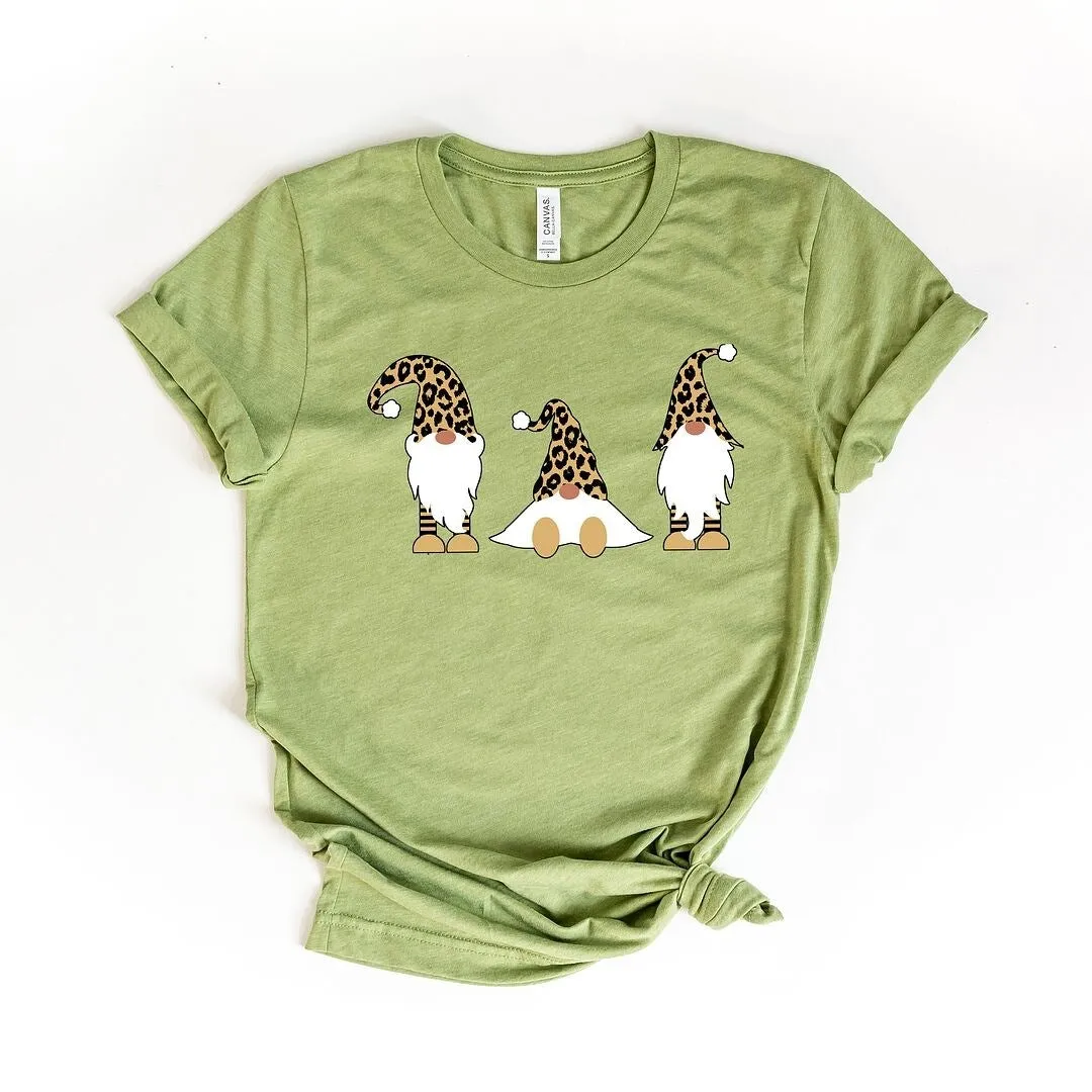 Leopard Gnomes Short Sleeve Crewnneck Tee sold by Zulily product image thumbnail 2
