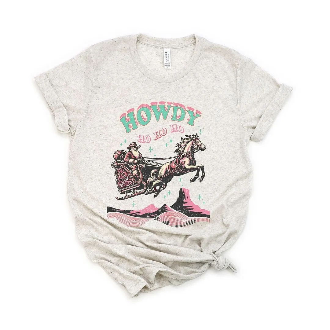Howdy Ho Ho Ho Short Sleeve Crewnneck Tee sold by Zulily product image thumbnail 2
