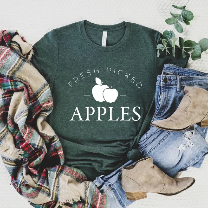 Fresh Picked Apples Short Sleeve Crewnneck Tee sold by Zulily