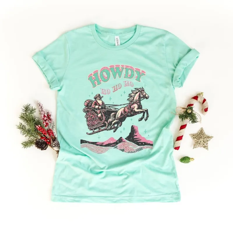 Howdy Ho Ho Ho Short Sleeve Crewnneck Tee sold by Zulily
