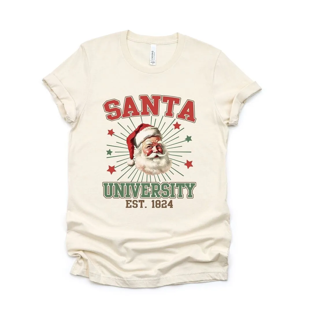 Santa University Stars Short Sleeve Crewnneck Tee sold by Zulily product image thumbnail 5