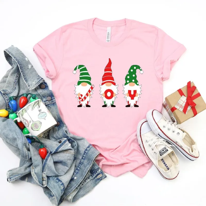 Joy Gnomes Short Sleeve Crewnneck Tee sold by Zulily