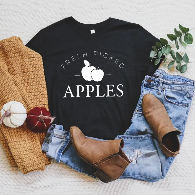 Fresh Picked Apples Short Sleeve Crewnneck Tee sold by Zulily