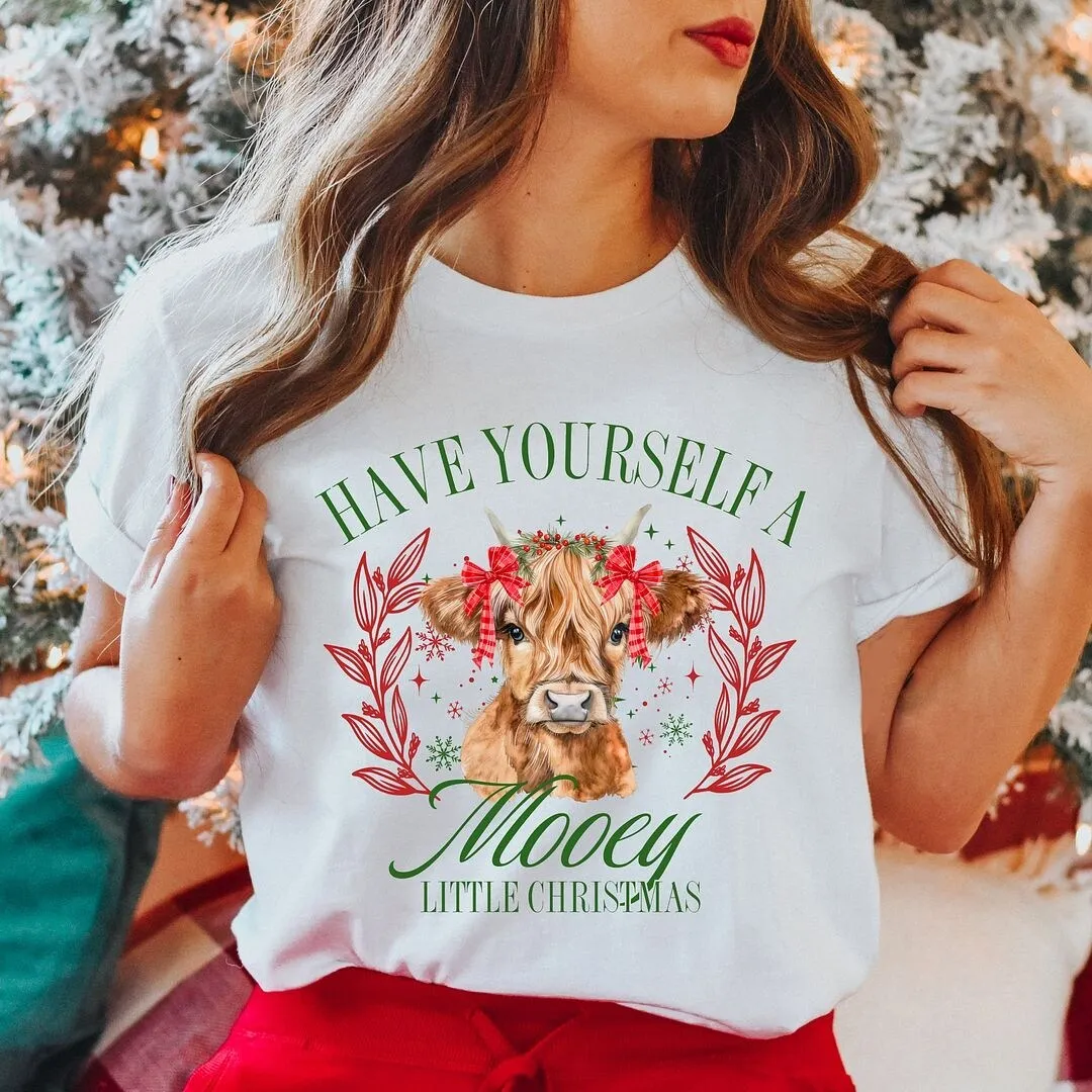 Mooey Christmas Short Sleeve Crewnneck Tee sold by Zulily product image thumbnail 3