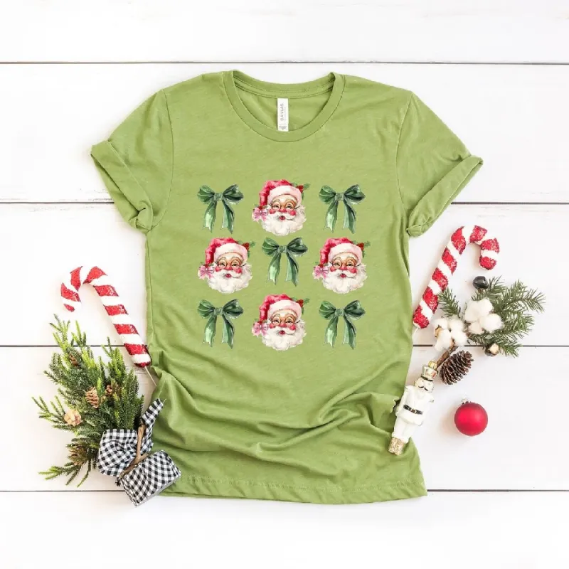 Coquette Vintage Santa Short Sleeve Crewnneck Tee sold by Zulily