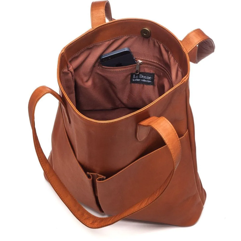 LeDonne Leather Destination Tote Bag sold by Zulily product image thumbnail 5