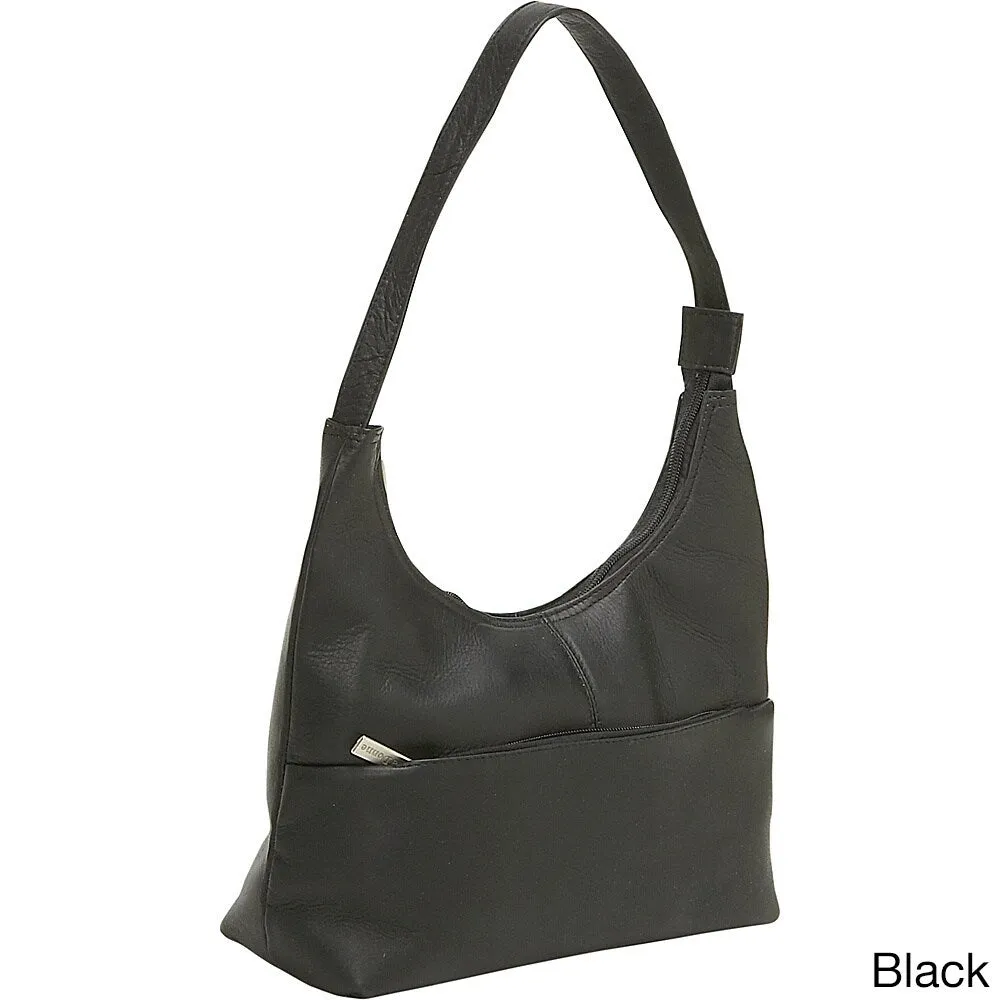 LeDonne Leather Top Zip Hobo Handbag sold by Zulily product image thumbnail 5