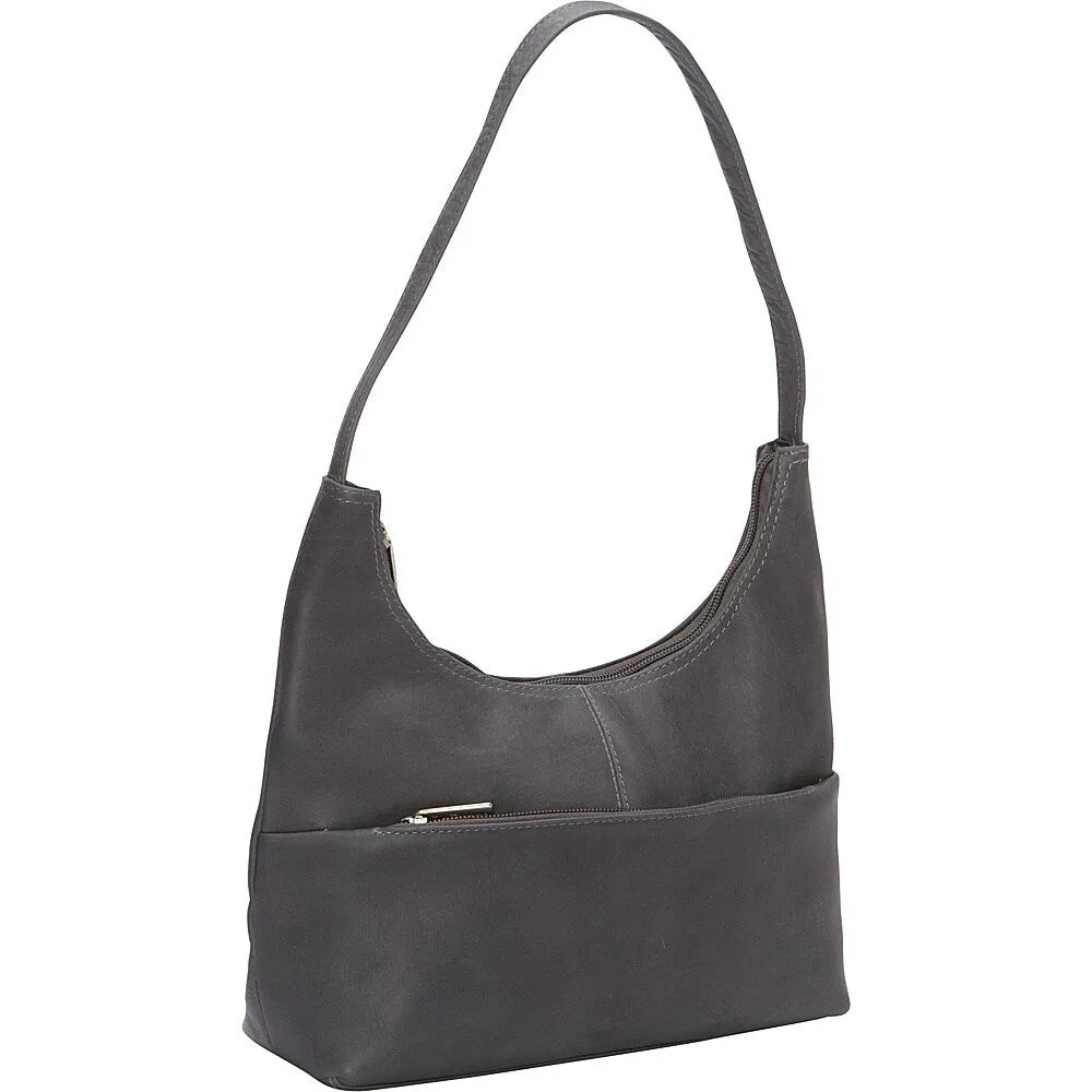 LeDonne Leather Top Zip Hobo Handbag sold by Zulily