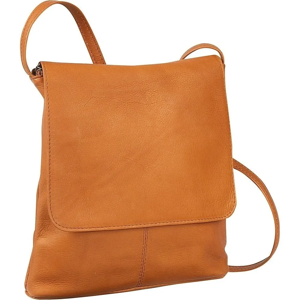 LeDonne Leather Simple Flap Over Crossbody Handbag sold by Zulily product image thumbnail 3