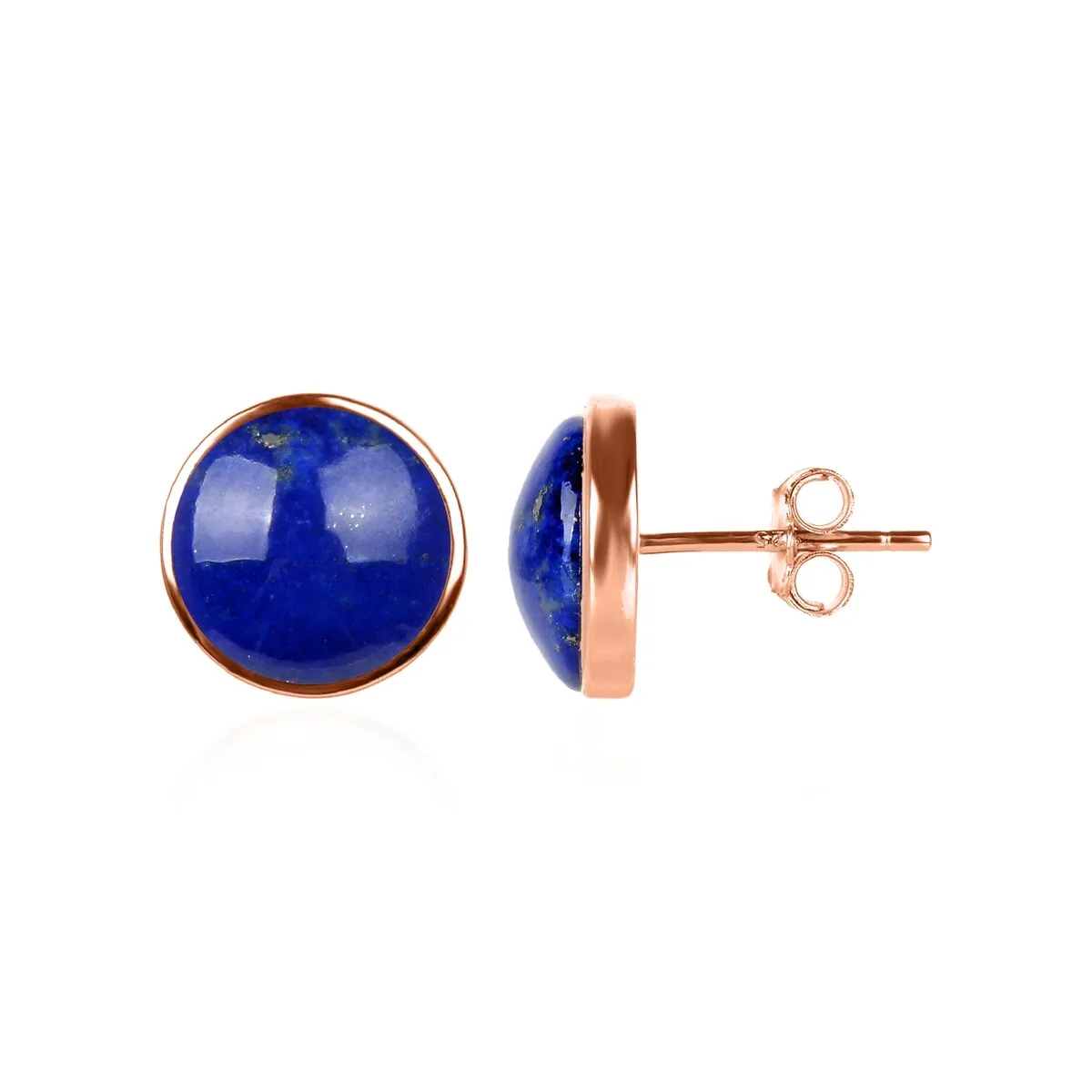 10MM Lapis Lazuli Stud Earrings in Sterling Silver sold by Zulily product image thumbnail 5