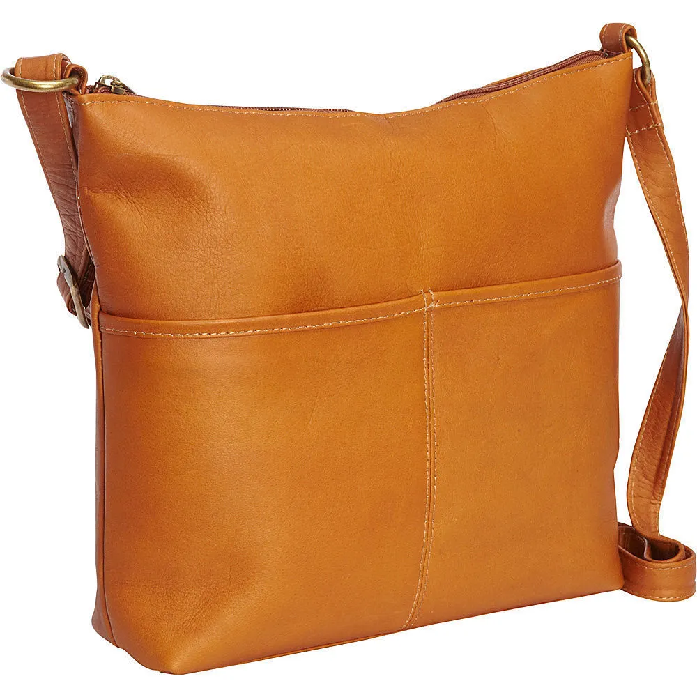 LeDonne Leather Carefree Top-zip Shoulder Bag sold by Zulily product image thumbnail 5