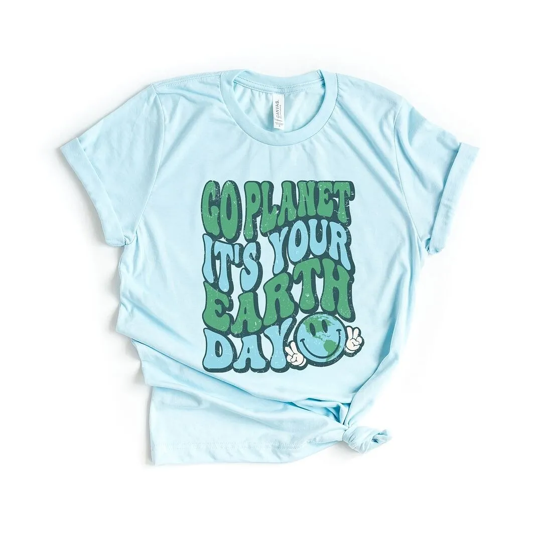 Go Planet Short Sleeve Crewnneck Tee sold by Zulily product image thumbnail 2