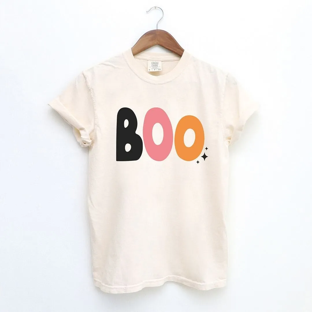 Boo Colorful Stars Garment Dyed Tee sold by Zulily product image thumbnail 2