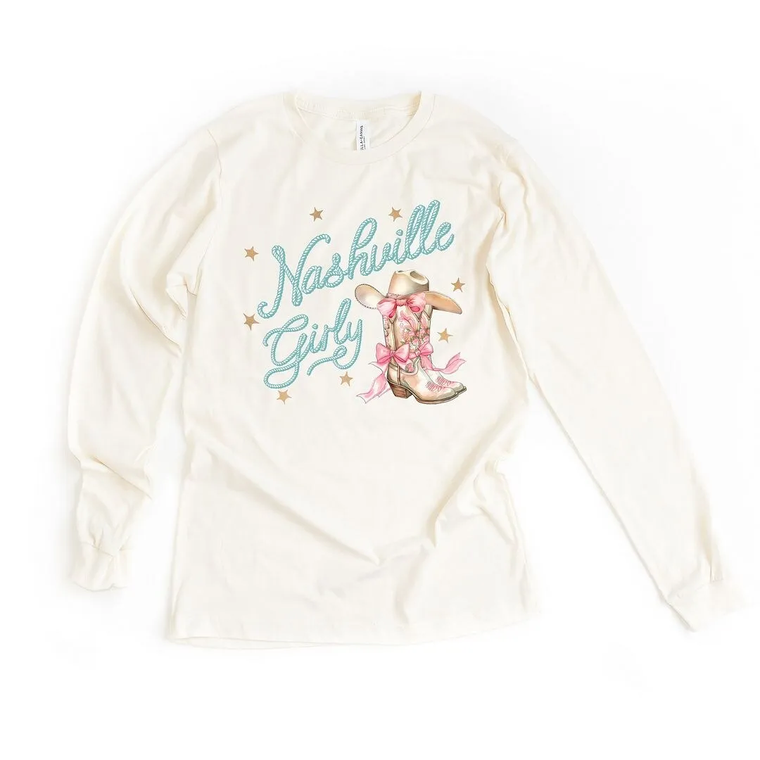 Coquette Nashville Girly Long Sleeve Tee sold by Zulily product image thumbnail 2