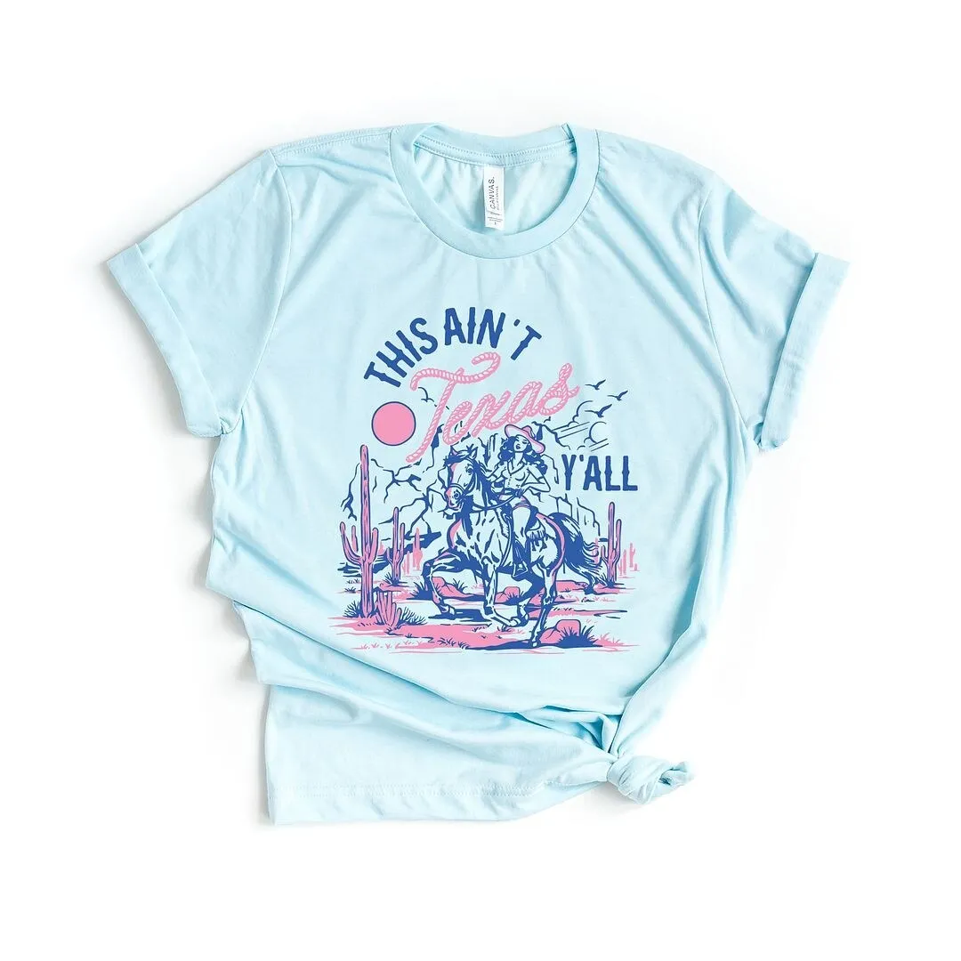 This Ain't Texas Cowgirl Short Sleeve Crewnneck Tee sold by Zulily product image thumbnail 2
