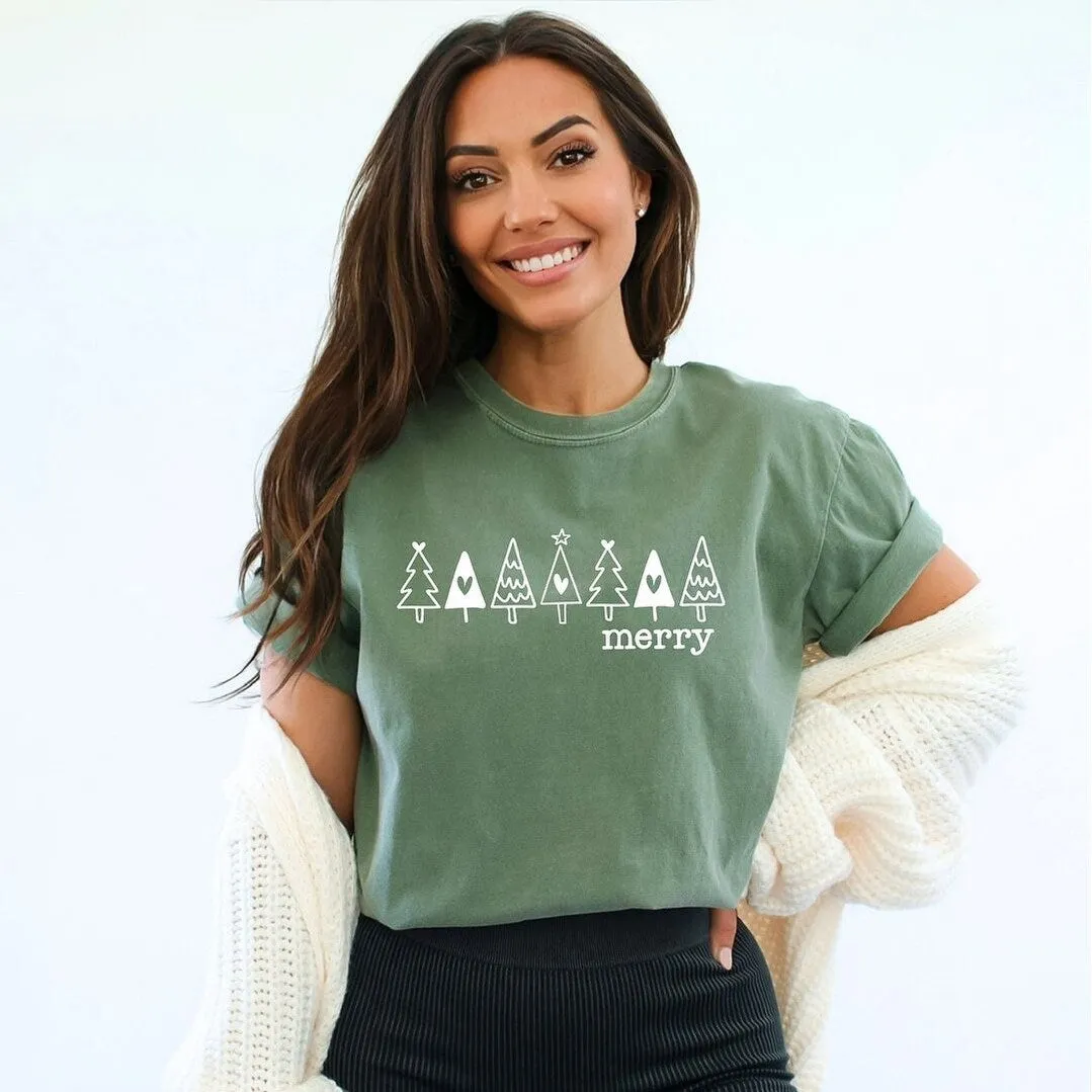 Merry Trees Garment Dyed Tee sold by Zulily product image thumbnail 3