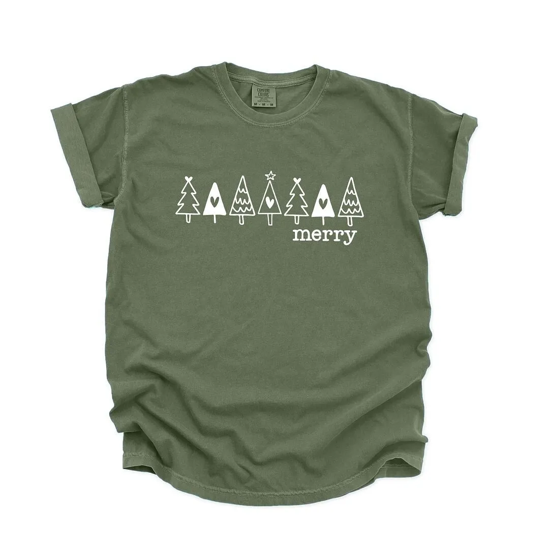Merry Trees Garment Dyed Tee sold by Zulily product image thumbnail 2