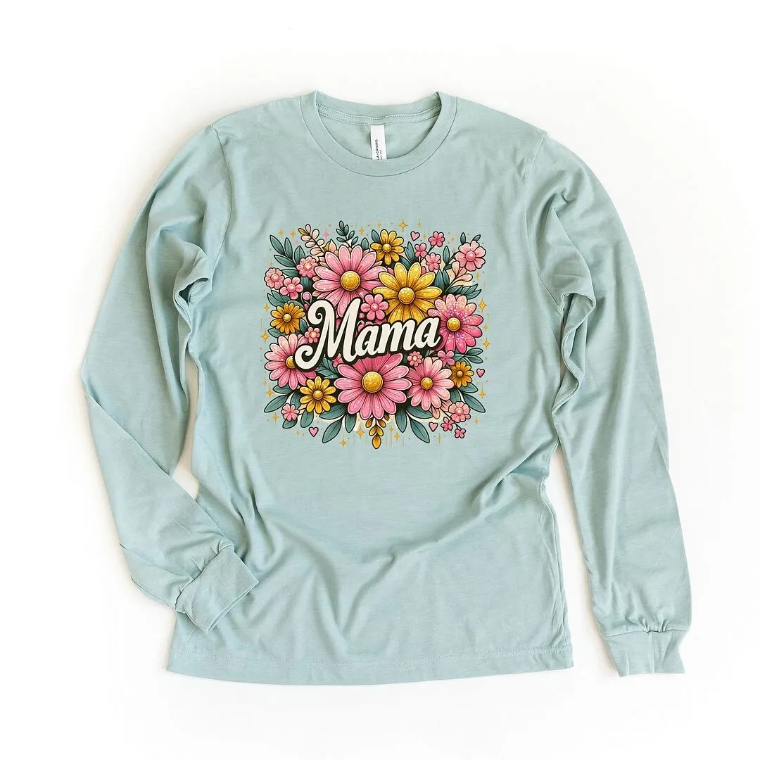 Mama Flower Collage Long Sleeve Tee sold by Zulily product image thumbnail 2
