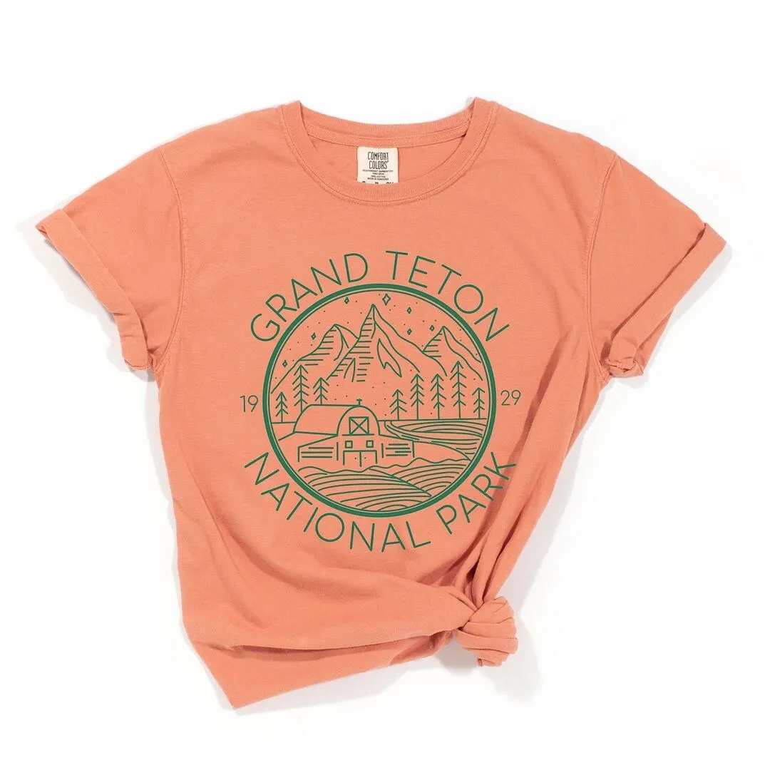 Grand Teton National Park Garment Dyed Tee sold by Zulily product image thumbnail 2
