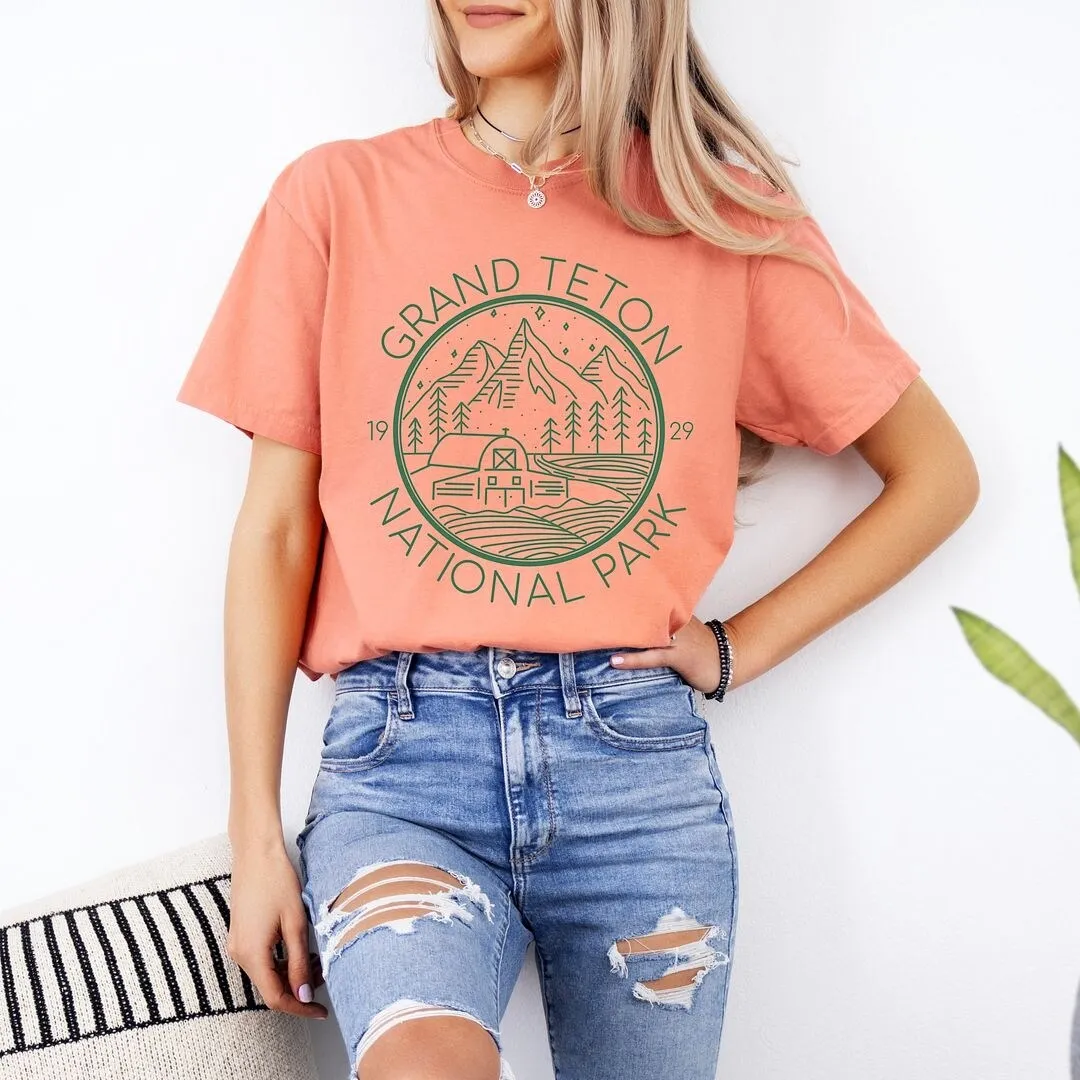 Grand Teton National Park Garment Dyed Tee sold by Zulily product image thumbnail 3