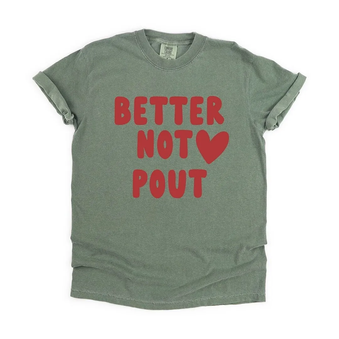 Better Not Pout Bold Heart Garment Dyed Tee sold by Zulily product image thumbnail 2