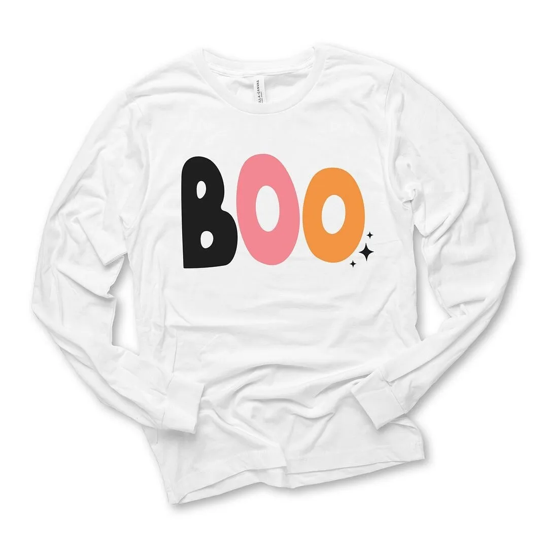 Boo Colorful Stars Long Sleeve Tee sold by Zulily product image thumbnail 2