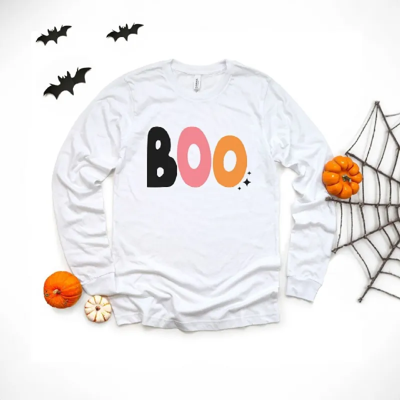 Boo Colorful Stars Long Sleeve Tee sold by Zulily