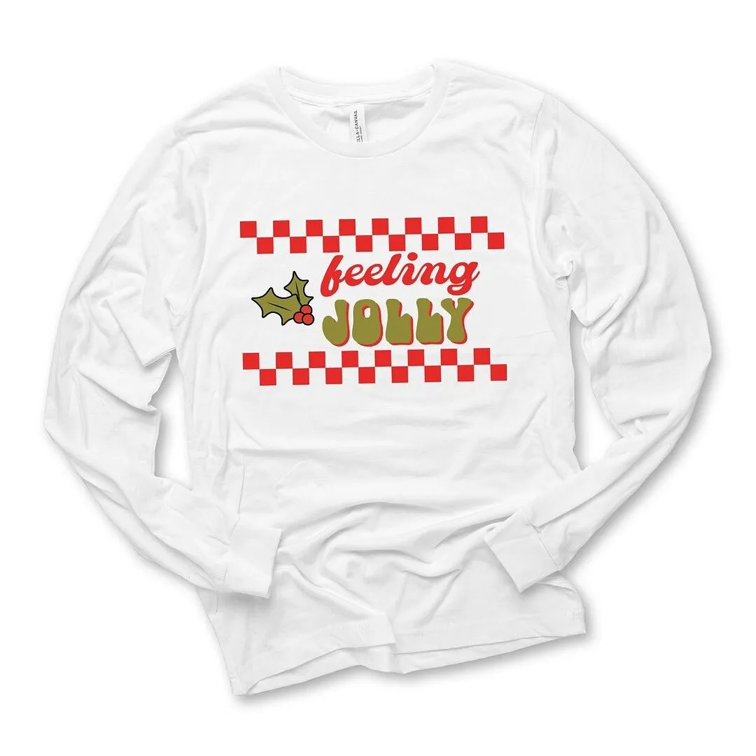 Feeling Jolly Checkered Long Sleeve Tee sold by Zulily product image thumbnail 2