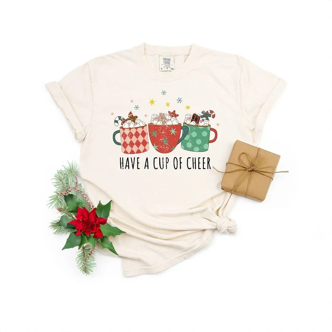 Have A Cup Of Cheer Garment Dyed Tee sold by Zulily