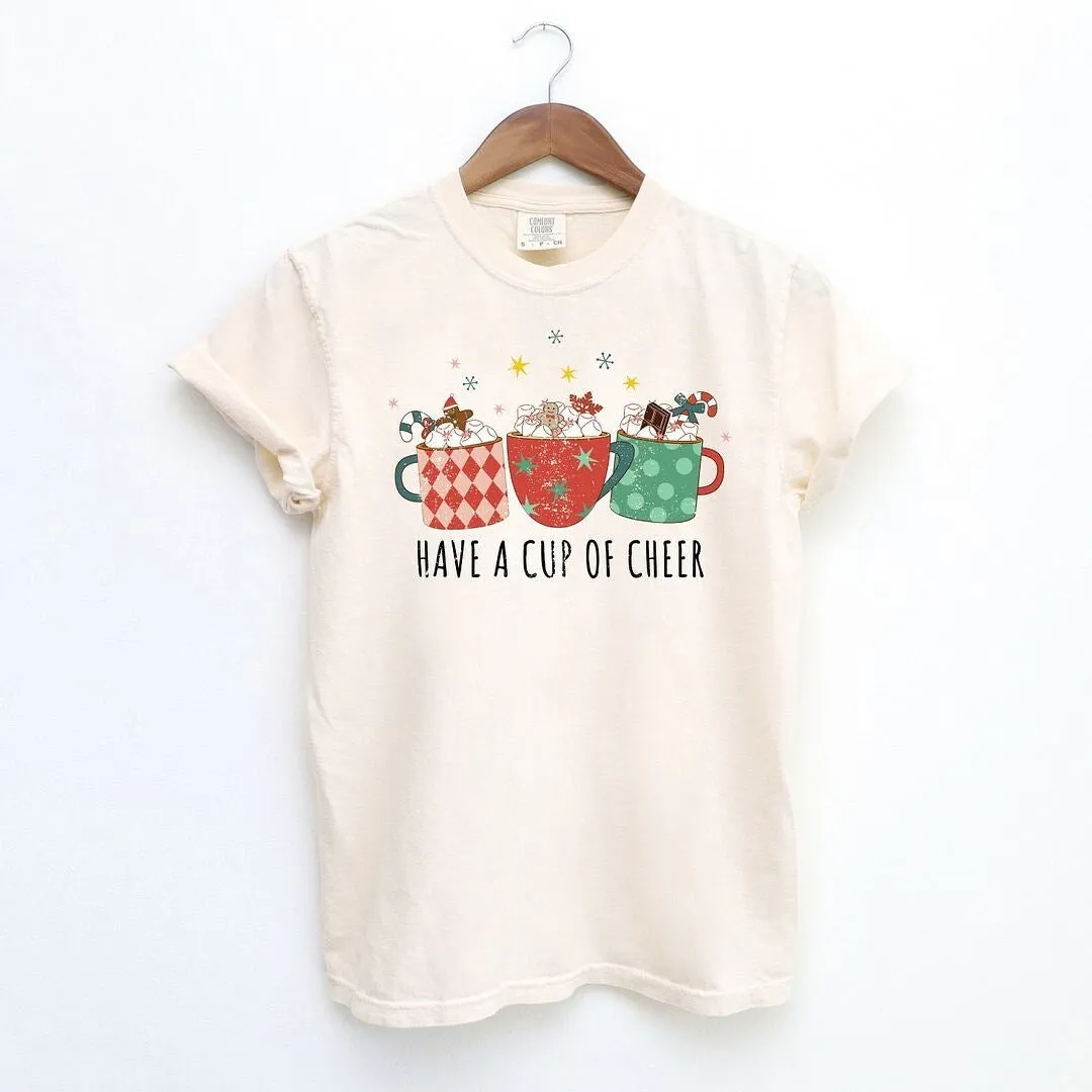 Have A Cup Of Cheer Garment Dyed Tee sold by Zulily product image thumbnail 2