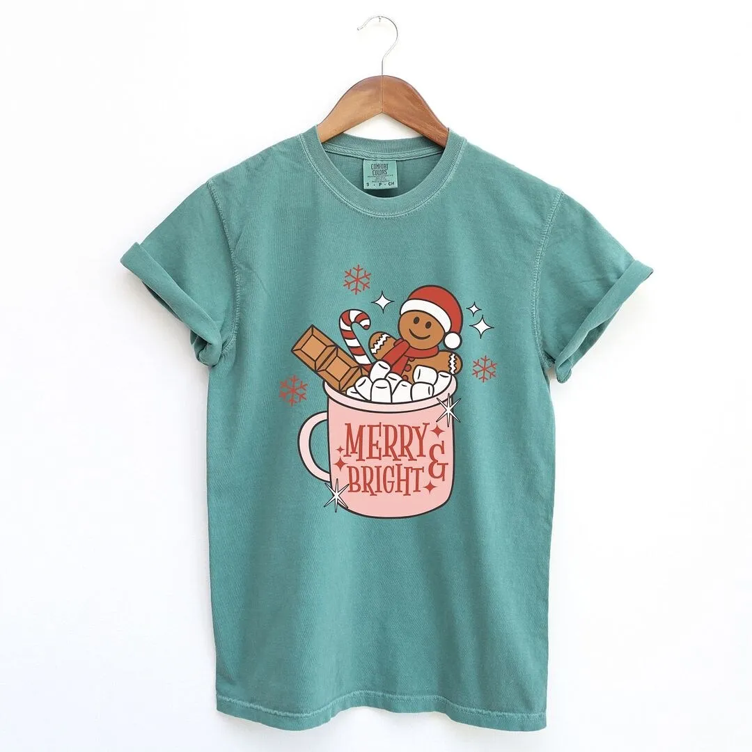 Merry And Bright Mug Garment Dyed Tee sold by Zulily product image thumbnail 2