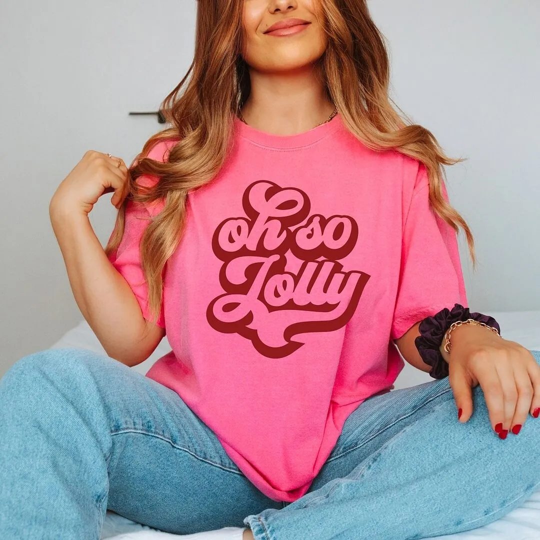 Oh So Jolly Garment Dyed Tee sold by Zulily product image thumbnail 3