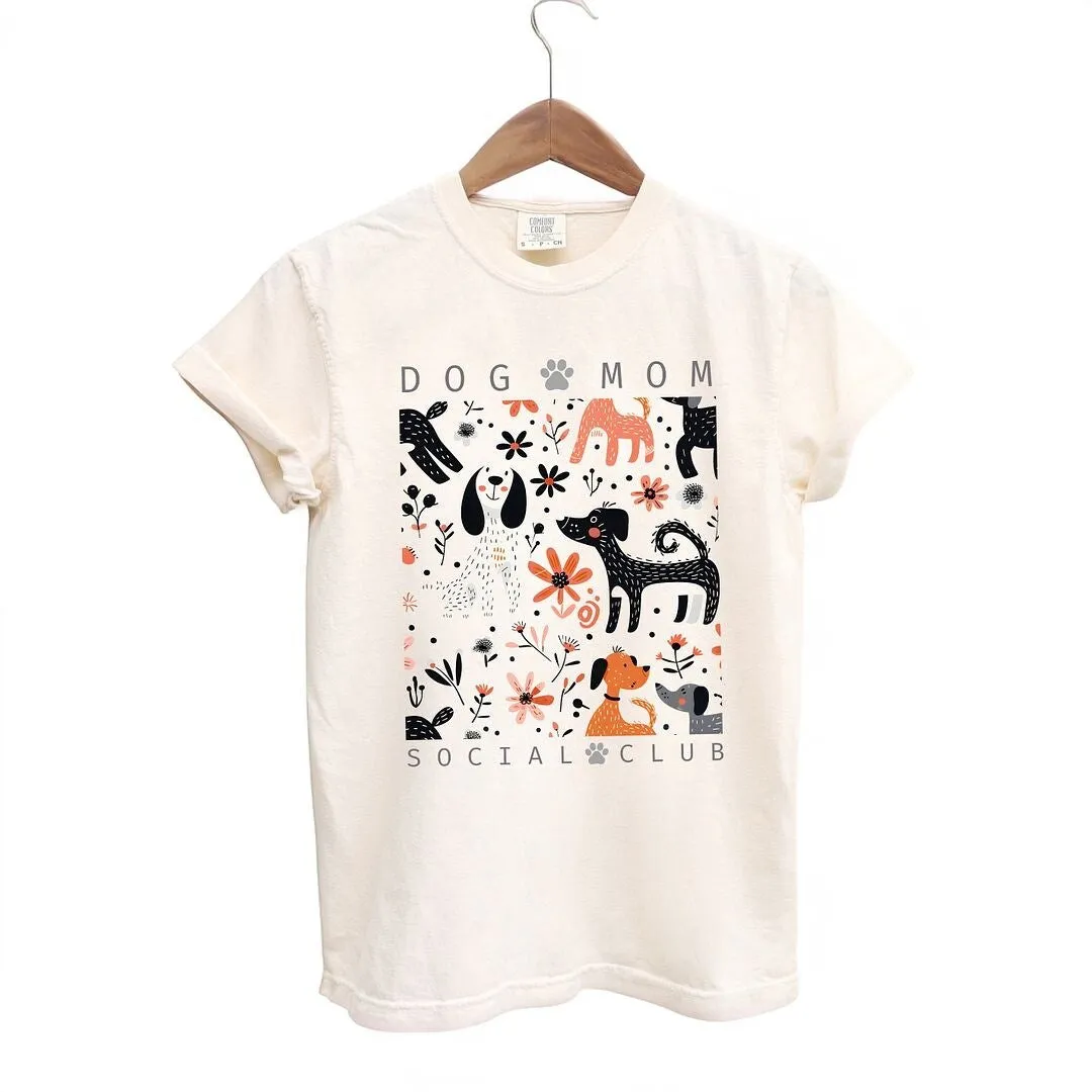 Dog Mom Social Club Garment Dyed Tee sold by Zulily product image thumbnail 2