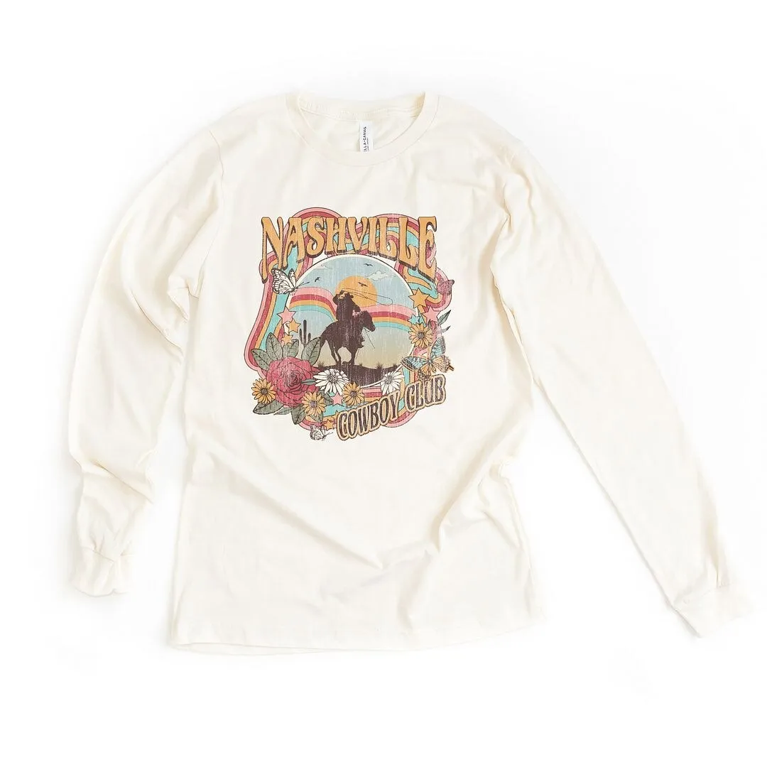 Nashville Cowboy Club Long Sleeve Tee sold by Zulily product image thumbnail 2