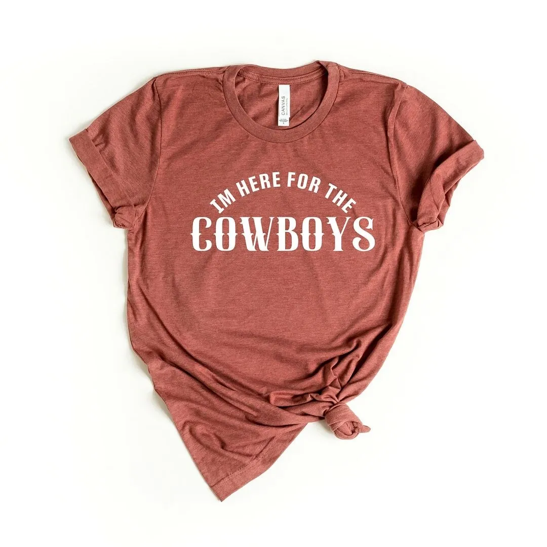 I'm Here For The Cowboys Short Sleeve Crewnneck Tee sold by Zulily product image thumbnail 2
