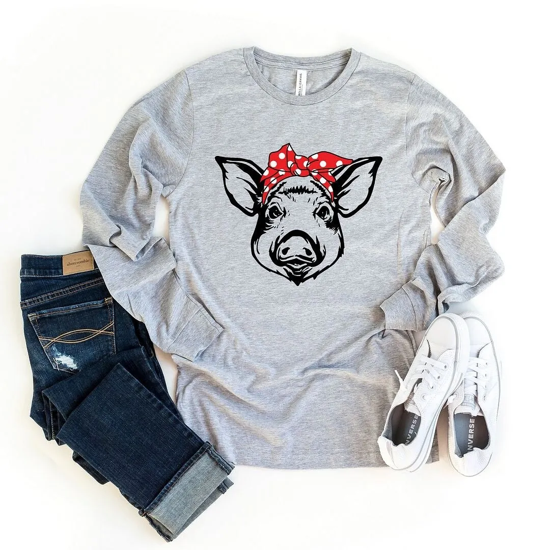 Pig and Bandana Long Sleeve Tee sold by Zulily