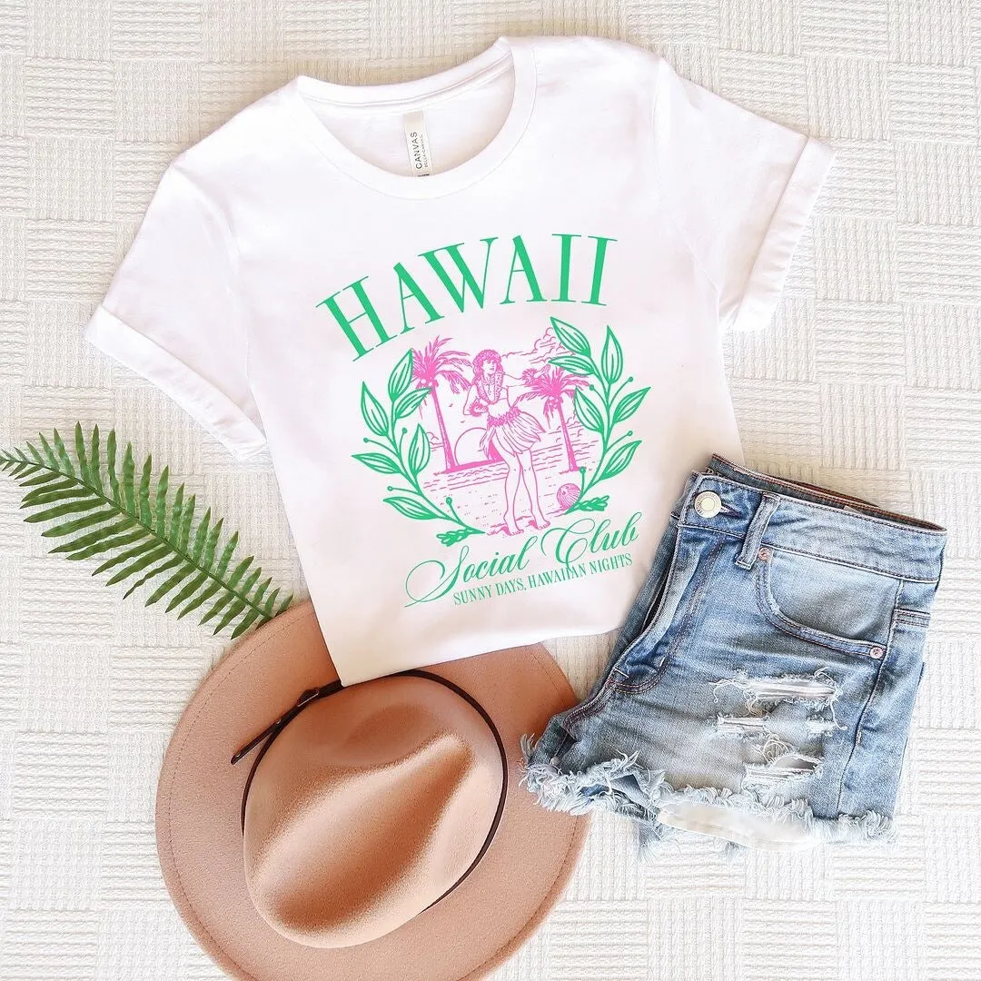 Hawaii Social Club Short Sleeve Crewnneck Tee sold by Zulily