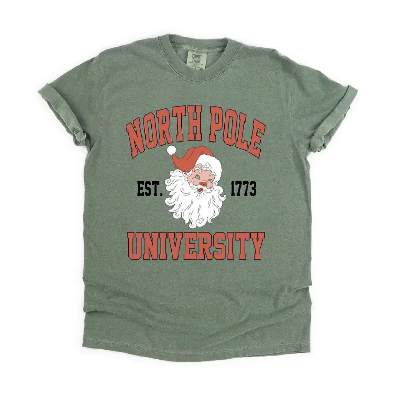 North Pole University 1773 Garment Dyed Tee sold by Zulily