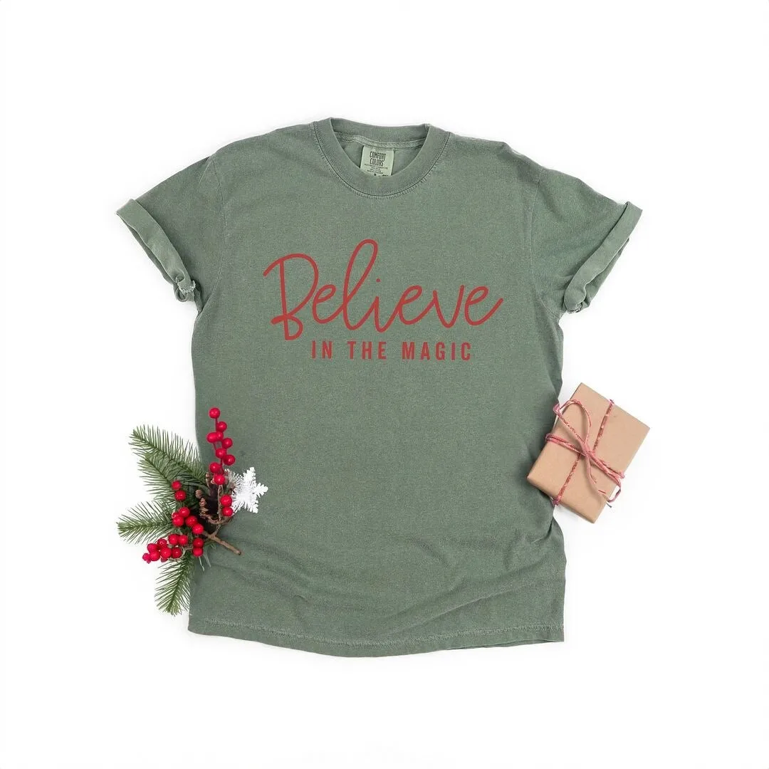 Believe In The Magic Garment Dyed Tee sold by Zulily
