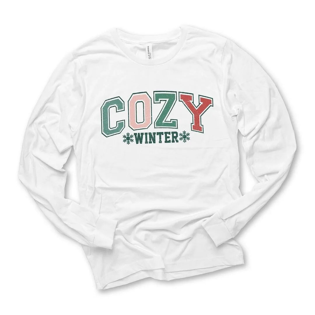 Cozy Winter Varsity Long Sleeve Tee sold by Zulily product image thumbnail 2