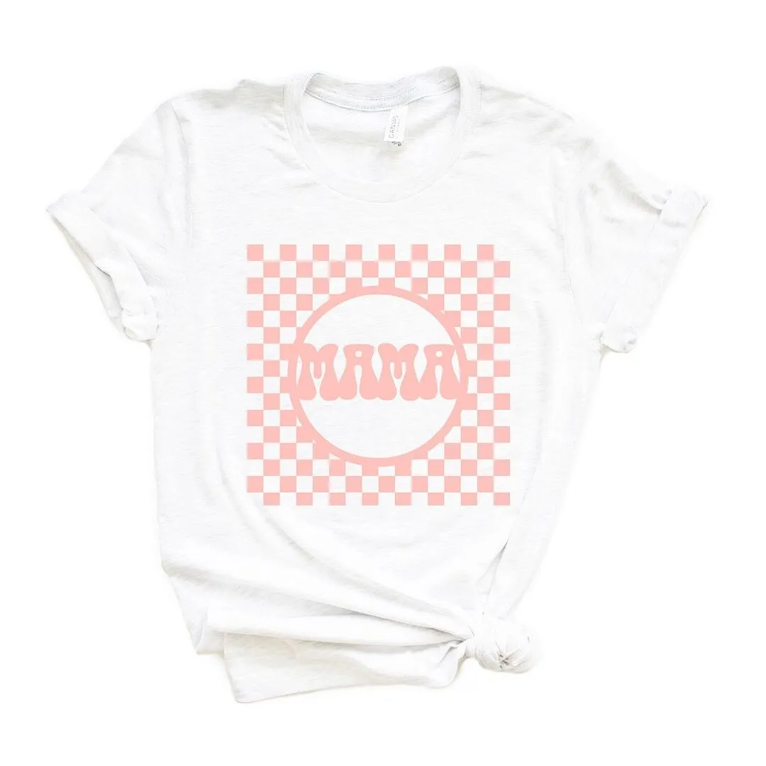 Checkered Mama Short Sleeve Crewnneck Tee sold by Zulily product image thumbnail 2