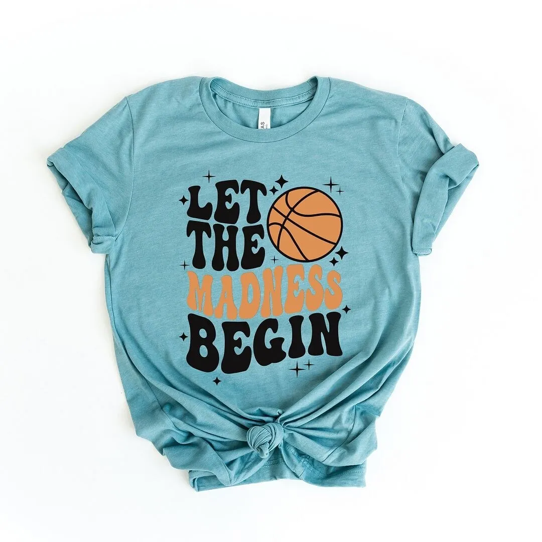 Madness Begin Basketball Short Sleeve Crewnneck Tee sold by Zulily product image thumbnail 2