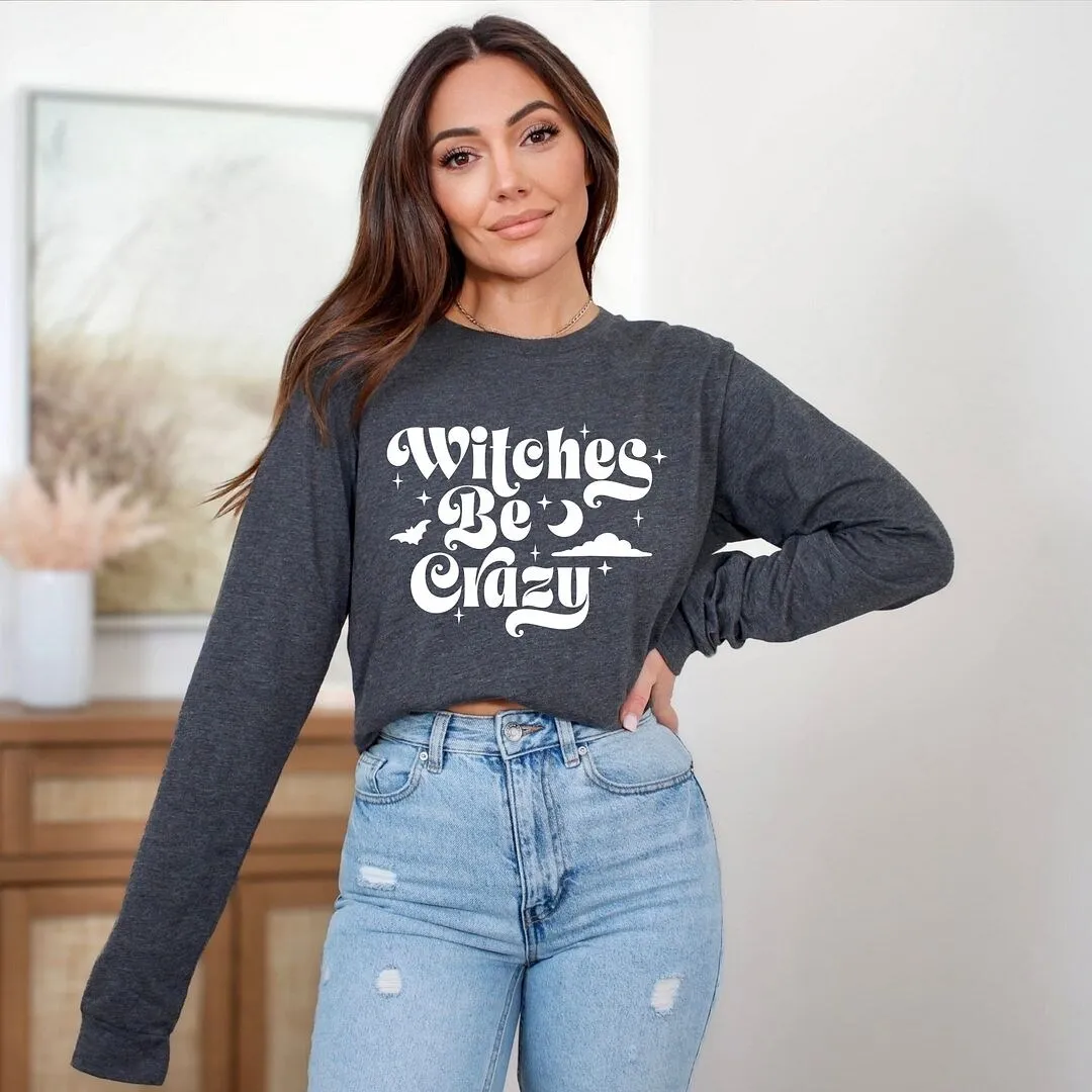 Witches Be Crazy Moon Long Sleeve Tee sold by Zulily product image thumbnail 3