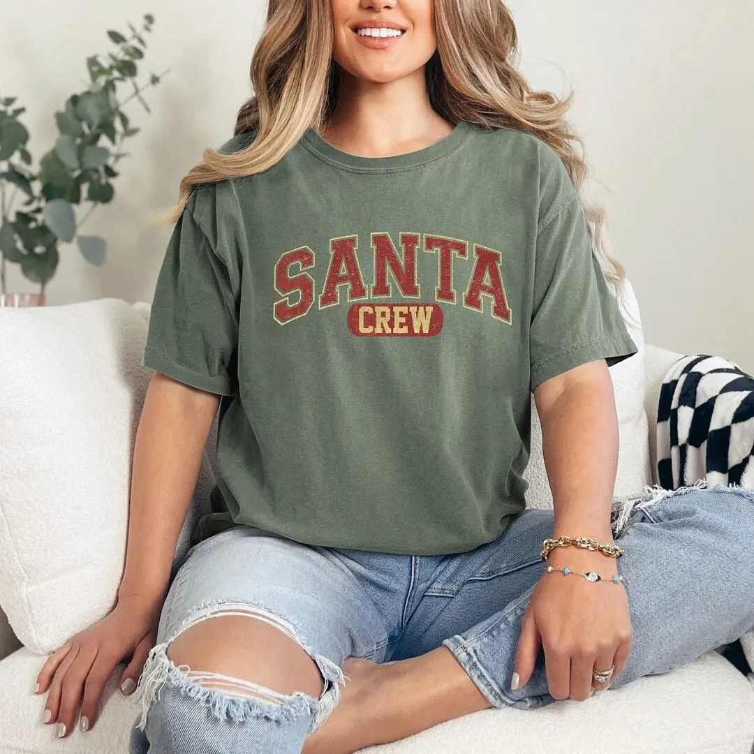 Santa Crew Garment Dyed Tee sold by Zulily product image thumbnail 3