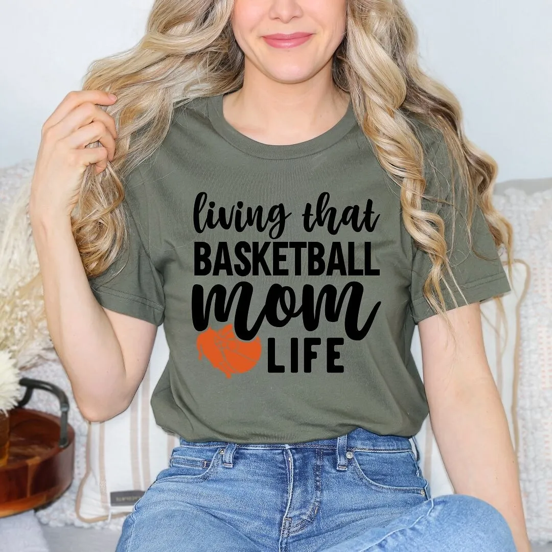 Basketball Mom Life Short Sleeve Crewnneck Tee sold by Zulily product image thumbnail 3